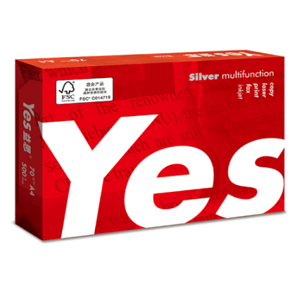 红益思 YES SILVER 复印纸 A3 70g（4包/箱）